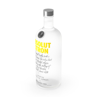Absolut Citron Lemon Flavoured Vodka PNG & PSD Images