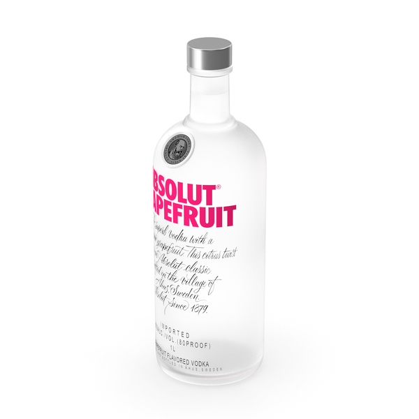 Absolut Grapefruit Vodka PNG & PSD Images
