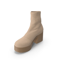 Women's Boots Beige PNG & PSD Images