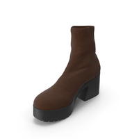 Women's Boots Brown PNG & PSD Images