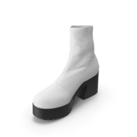 Women's Boots White PNG & PSD Images