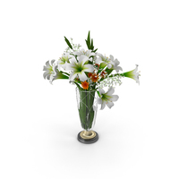 Bouquet Of Lilies PNG & PSD Images