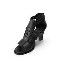 Women's Sandals Black PNG & PSD Images