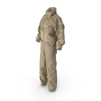 Women's Winter Sport Coverall Beige PNG & PSD Images