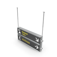 Airport Signs Baggage Claim Airlines PNG & PSD Images