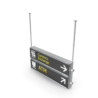 Airport Signs Currency Exchange ATM PNG & PSD Images