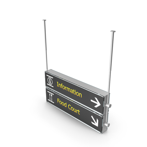 Airport Signs Information Food Court PNG & PSD Images