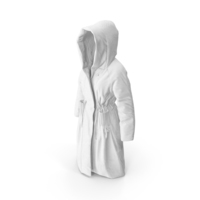 Women's Down Coat White PNG & PSD Images