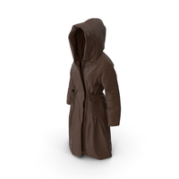 Women's Down Coat Brown PNG & PSD Images