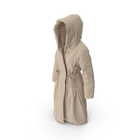 Womens Down Coat Beige PNG & PSD Images