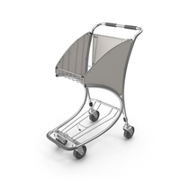 Airport Trolley Cart Empty PNG & PSD Images