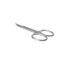 Silver Manicure Scissors PNG & PSD Images