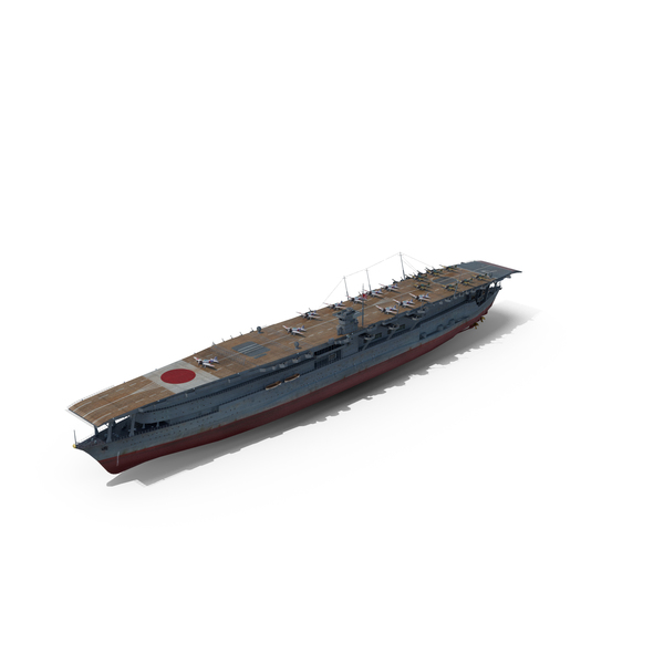 Japanese Aircraft Carrier Akagi PNG & PSD Images