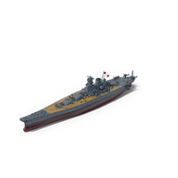 Japanese Battleship MUSASHI PNG & PSD Images
