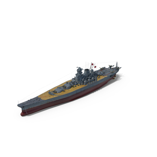 Japanese Battleship YAMATO PNG & PSD Images