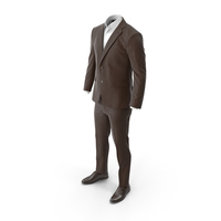 Men's Suit Brown PNG & PSD Images