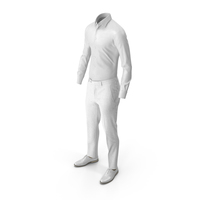 Mens Pants Shirt Shoes White PNG & PSD Images