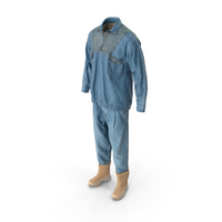 Men's Jeans Pullover Boots T-shirt Beige Blue PNG & PSD Images