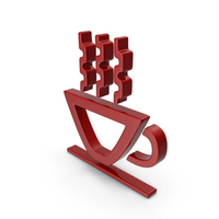 Hot Cup Symbol Red PNG & PSD Images