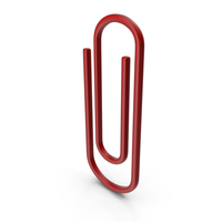 Paper Clip Red PNG & PSD Images