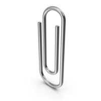 Paper Clip Silver PNG & PSD Images