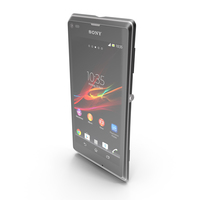 Sony Xperia L Black PNG & PSD Images