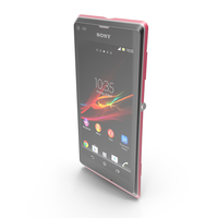 Sony Xperia L Red PNG & PSD Images
