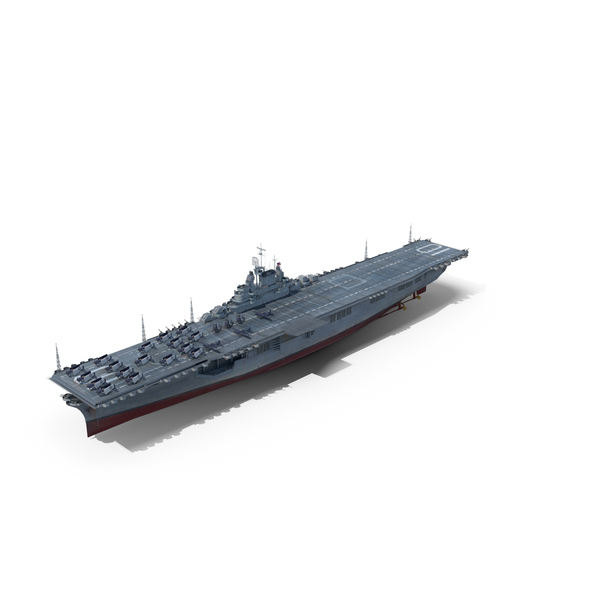 USS Yorktown CV-10 (1943) PNG & PSD Images
