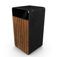 Trash Bin (Game Ready) PNG & PSD Images