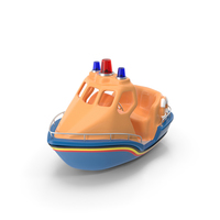 Kiddie Ride Small Life Boat PNG & PSD Images