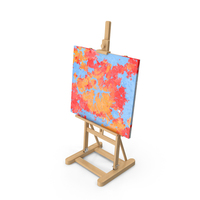 Easel And Canvases PNG & PSD Images