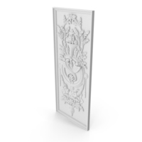 Decorative Bas Relief Wall Decor PNG & PSD Images