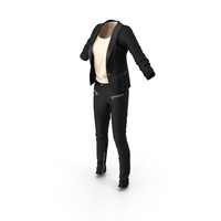Women's Casual Suit PNG & PSD Images