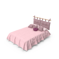 Bed With Pillows PNG & PSD Images