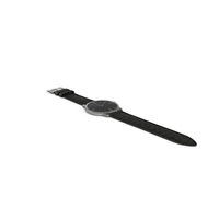 Luxury Watch Silver Black Vray Max PNG & PSD Images