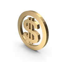Dollar Gold PNG & PSD Images