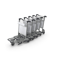 Baggage Airport Trolleys PNG & PSD Images