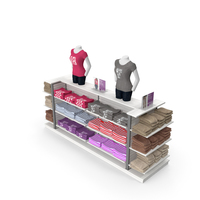 Womens T-Shirt Dislay Rack PNG & PSD Images