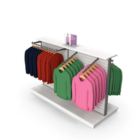 Womens Sweatshirt Display Rack PNG & PSD Images