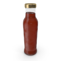Barbecue Sauce Glass Bottle PNG & PSD Images