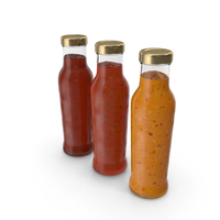 Barbecue Sauces Bottles PNG & PSD Images