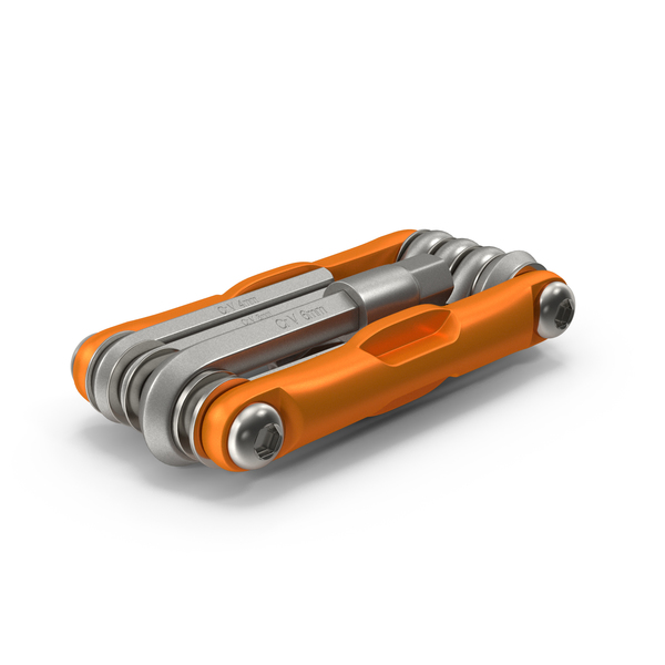 Bike Hex Keys Multitool Folded PNG & PSD Images