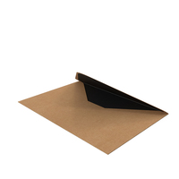 Craft and Black Envelope PNG & PSD Images