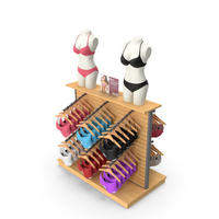 Women's Bathing Suit Display PNG & PSD Images