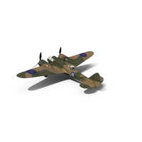 British Light Bomber Aircraft Bristol Blenheim PNG & PSD Images