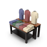 Polo Shirts Table PNG & PSD Images
