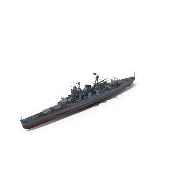 Japanese Cruiser Kumano PNG & PSD Images