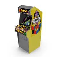 Qbert Arcade Machine PNG & PSD Images