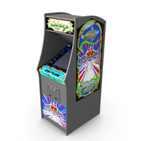 Galaga Arcade Machine PNG & PSD Images