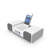 MP3 Clock Radio PNG & PSD Images